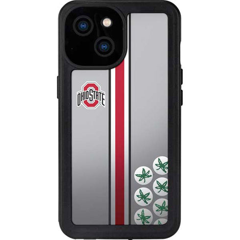 Ohio State University Buckeyes iPhone 15 Waterproof Case